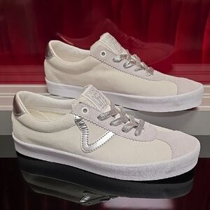 Vans Sport Low High Shine Gray / Blanc De Blanc Men’s 8.5 / Women’s 10 NEW with